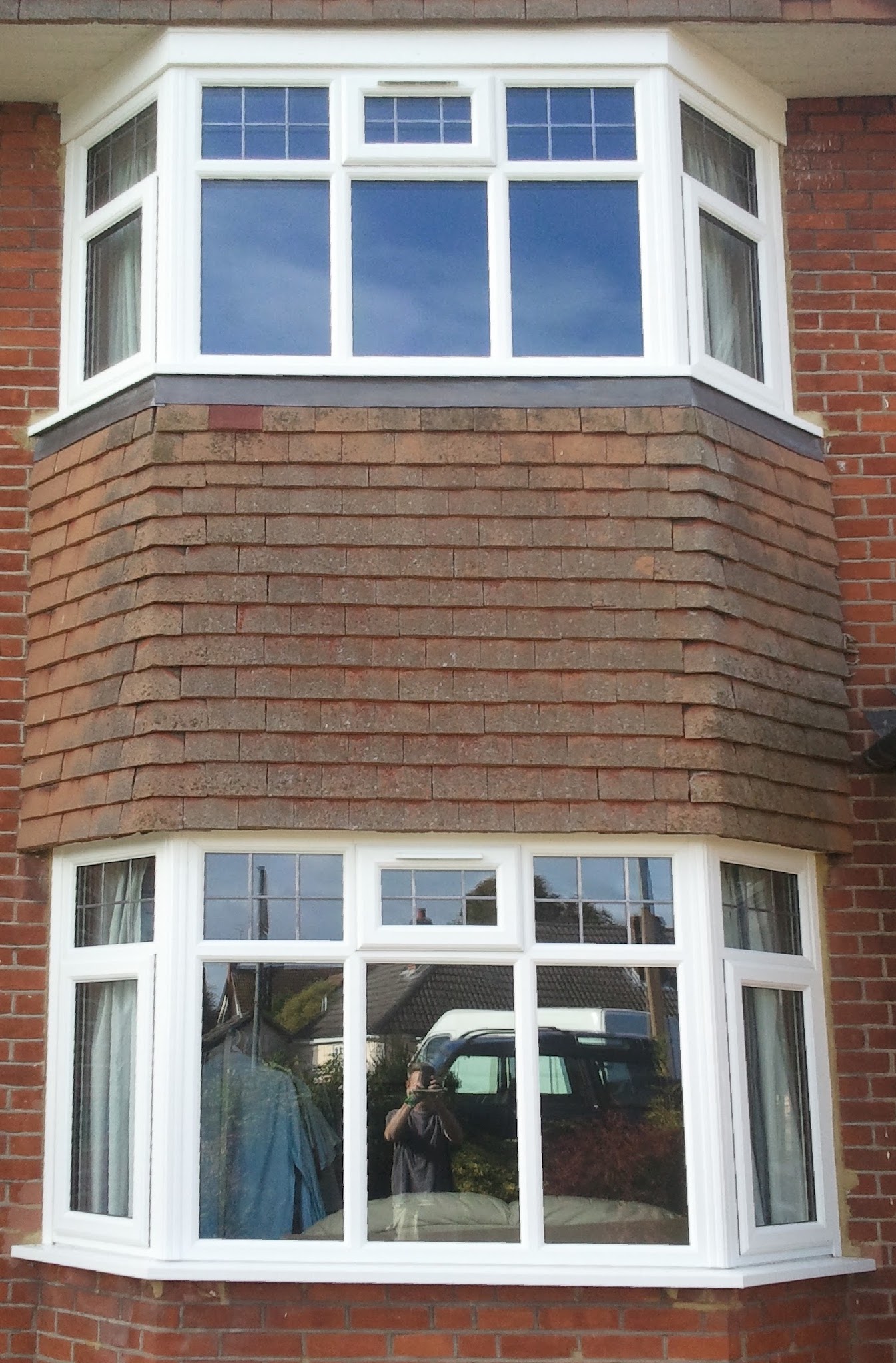 white upvc windows